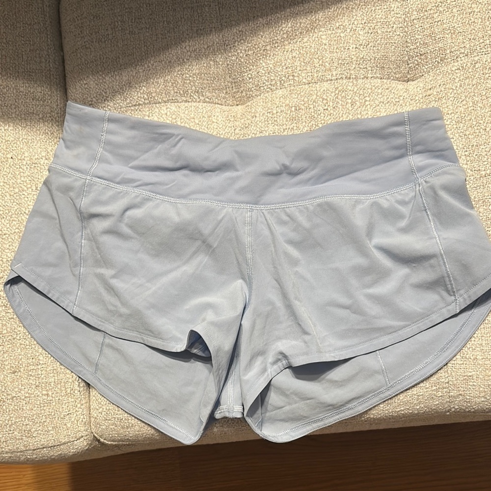 Women's Light Blue LuLuLemon Shorts